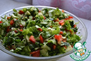 Рецепт Салат "Весенний" с кресс-салатом