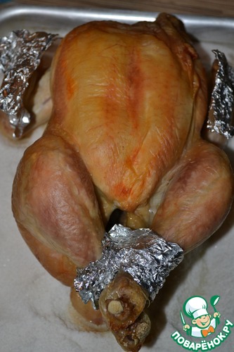 Курица на соли