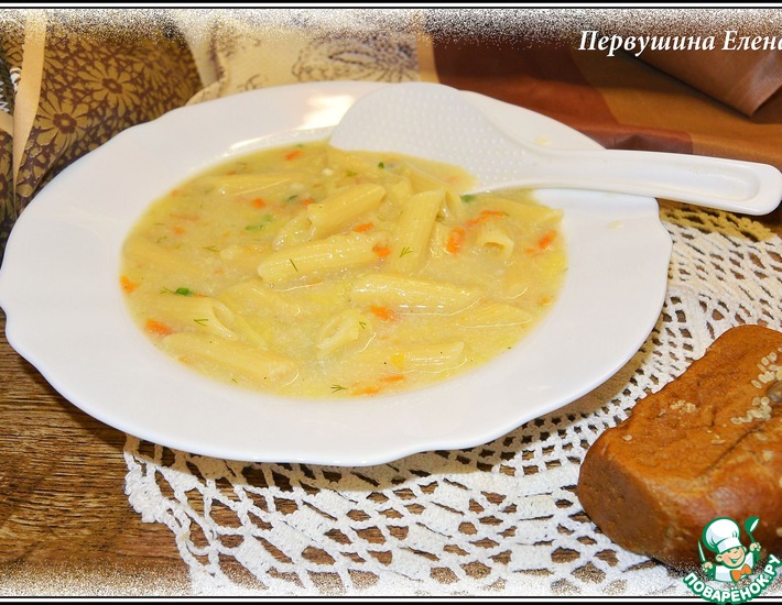 Постный суп с вермишелью и картошкой