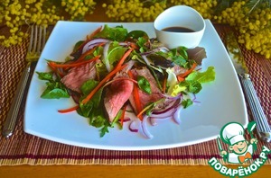 Рецепт Тайский салат с говядиной
