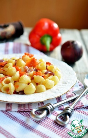 Рецепт Паста рататулли с запечёнными овощами