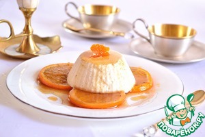 Рецепт Суфле из йогурта с пряными апельсинами