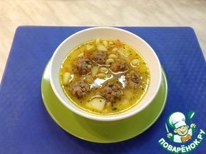 Рецепт Суп с фрикадельками в мультиварке