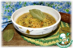 Рецепт Суп тыквенный с фаршем и кунжутом