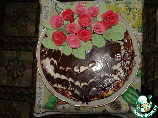 первая работа с мастикой