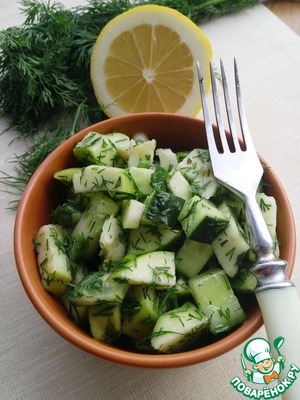 Рецепт Простой зеленый салат