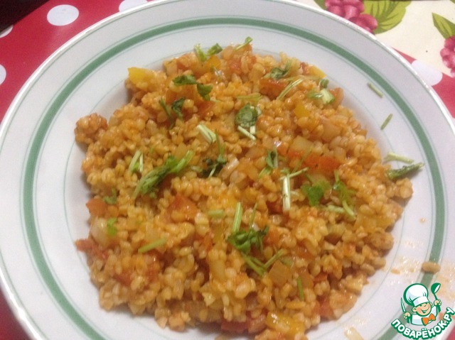 Булгур по-турецки – кулинарный рецепт