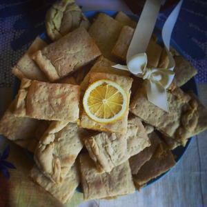 Рецепт Лимонное печенье "Желтая подводная лодка"
