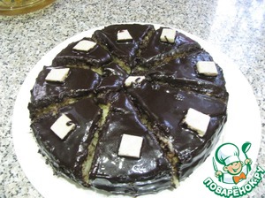 Рецепт Бисквитный торт в шоколадной глазури