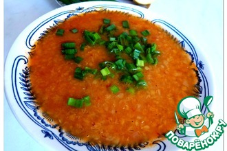 Рецепт: Турецкий суп с красной чечевицей