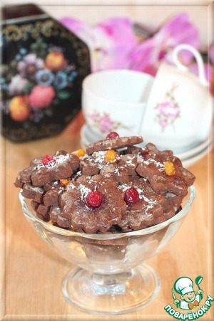 Рецепт Медово-фасолевое печенье с орешками