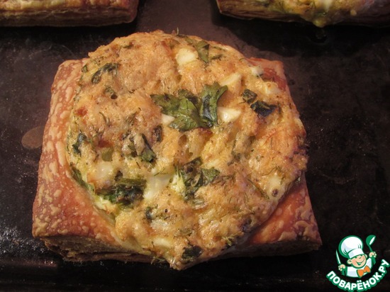 Ленивые пирожки со свежей зеленью по рецепту LNataly https://www.povarenok.ru/recipes/show/101681/