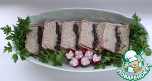 Рецепт Террин из свинины с черносливом