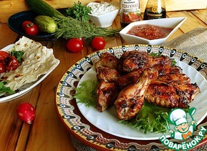 Рецепт Куриные крылышки с соусом "Терияки"