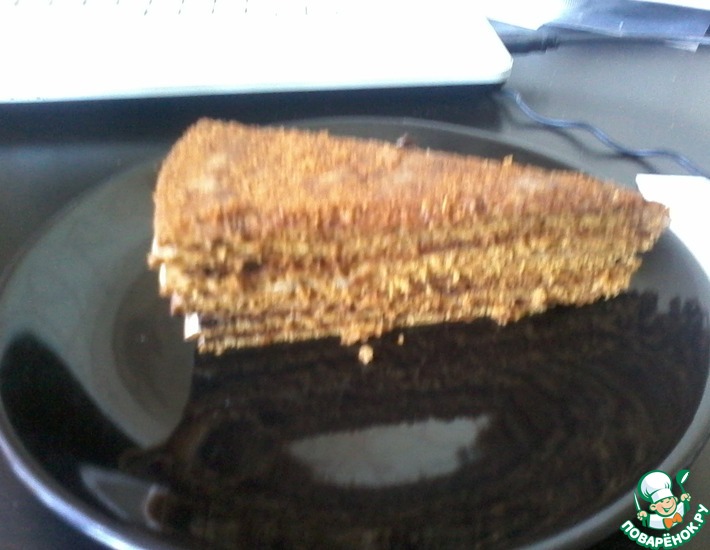 Рецепт: Заварной торт Медовик