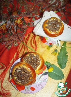 Рецепт Ватрушки с маком и ореховым штрейзелем