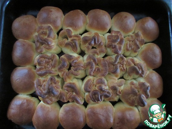 Пирог из булочек по рецепту diana1616 https://www.povarenok.ru/recipes/show/89756/