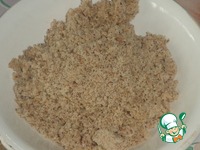 Ореховая шарлотка ингредиенты