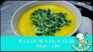 Рецепт Низкокалорийный сырный суп