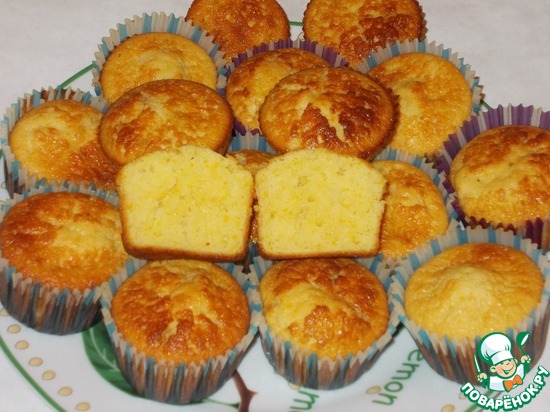 маффины с апельсином и белым шоколадом