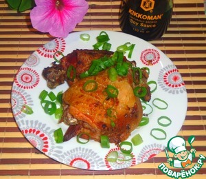 Рецепт Бедра куриные в чесночно-имбирном маринаде