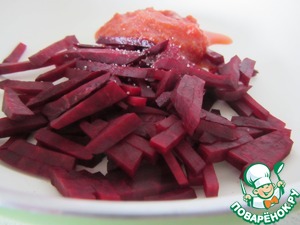 Свекольник с фасолью