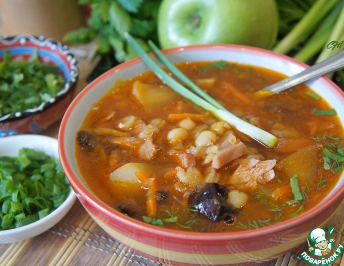 Рецепт: Суп гороховый Ереванский