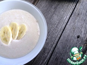 Рецепт Манная каша с бананом