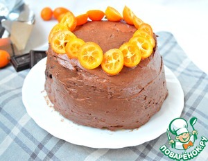 Рецепт Торт "Наполеон-апельсин и шоколад"