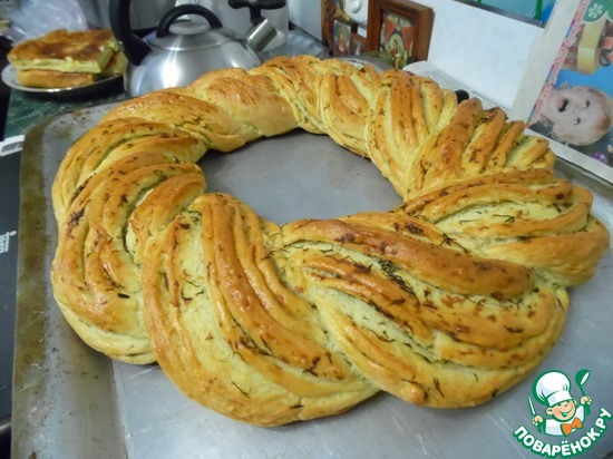 чесночный венок