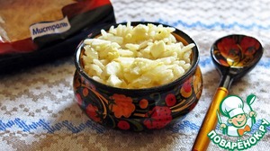 A simple rice porridge with egg