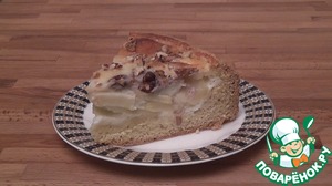 Рецепт Яблочный пирог с орехами