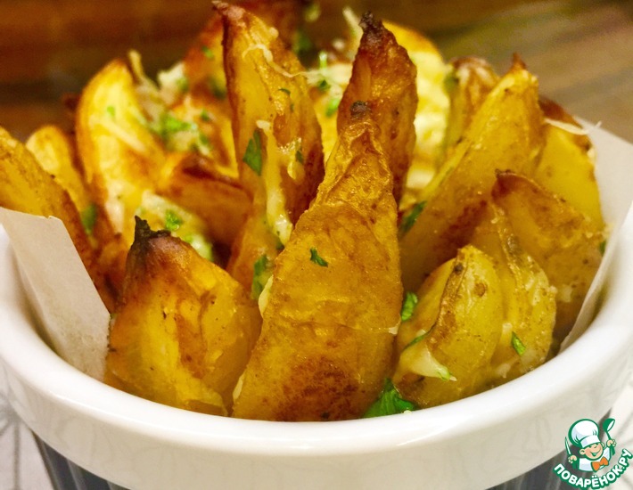 Рецепт: Картофельные дольки По-американски