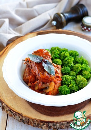 Рецепт Котлеты из гречки в томатном соусе с грибами