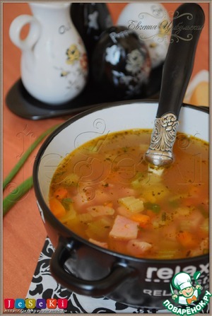 Рецепт Гороховый суп с ветчиной