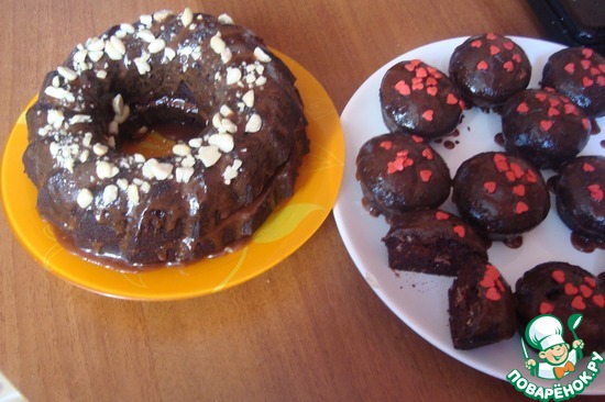 Кексы шоколадные постные -мой рецепт.