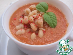 Рецепт Суп из белой фасоли с томатами