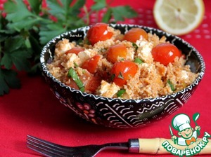 Рецепт Томатный салат с кус-кусом