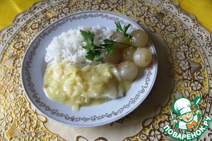 Рецепт Рыба с соусом "Белое масло"