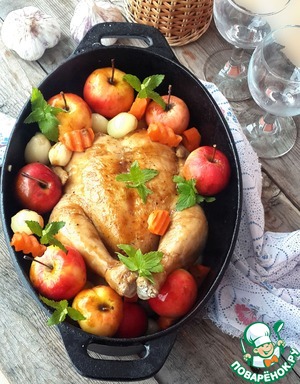 Рецепт Вкуснейшая курица для семейного торжества