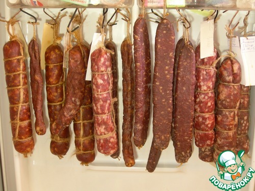 Колбаса копченая – кулинарный рецепт