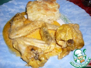 Рецепт Курица с шафраном