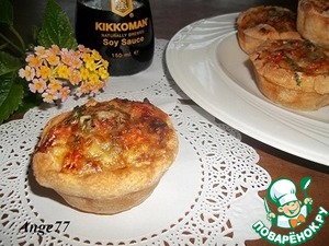 Рецепт Мини-киш с кабачком