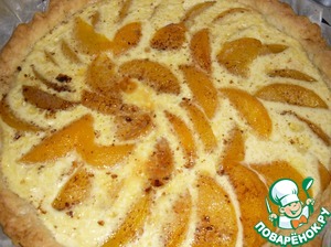 Рецепт Французский легкий торт с персиками