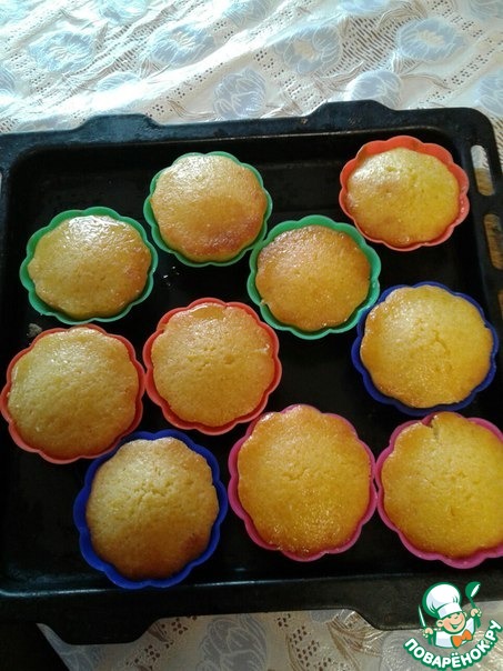 лимонные кексы с карамелью