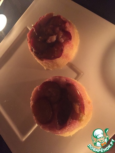 Сливовый пудинг с имбирем и кленовым сиропом