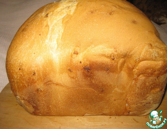 Рецепт: Белый хлеб с чесноком