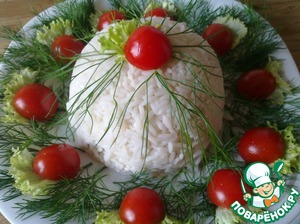 Рецепт Белый рисовый салат