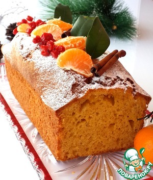 Рецепт Морковно-мандариновый кекс
