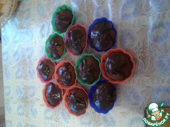 кексы "кока-кола" с карамелью